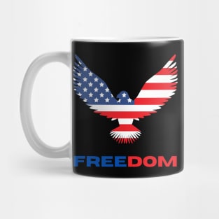 Independence Day Freedom American Eagle Mug